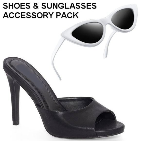 NWT Adorable Barbie Movie Black & White Striped Dress Halloween Costume - Picture 16 of 16